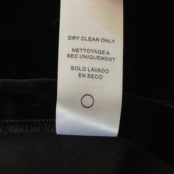 Black Velvet Flare Pants - Picture 8 of 9